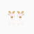 Fashion Animal Brass Artificial Gemstones Earrings Ear Studs