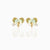 Fashion Animal Brass Artificial Gemstones Earrings Ear Studs