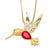 Fashion Animal Copper 18k Gold Plated Pendant Necklace In Bulk