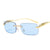 Fashion Animal Pc Square Frameless Women's Sunglasses