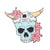 Fashion Animal Rose Skull Alloy Stoving Varnish Kid's Unisex Brooches