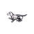 Fashion Animal Skull Alloy Stoving Varnish Unisex Brooches