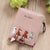 Fashion Animal Square Zipper Buckle Small Wallet