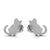 Fashion Animal Stainless Steel Earrings Wholesale