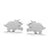 Fashion Animal Stainless Steel Earrings Wholesale