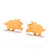 Fashion Animal Stainless Steel Earrings Wholesale