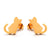 Fashion Animal Stainless Steel Earrings Wholesale