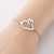 Fashion Animal 201 Stainless Steel 18K Gold Plated Bracelets In Bulk