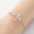 Fashion Animal 201 Stainless Steel 18K Gold Plated Bracelets In Bulk