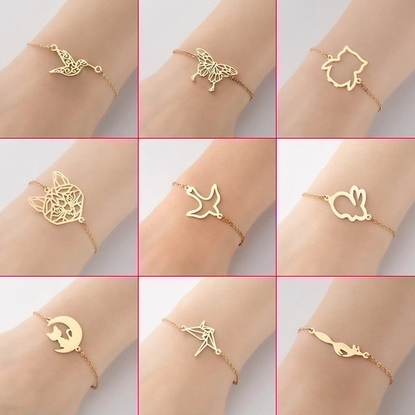 Fashion Animal Stainless Steel Plating Bracelets