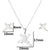 Fashion Animal Stainless Steel Plating Earrings Necklace 1 Set