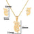 Fashion Animal Stainless Steel Plating Earrings Necklace 1 Set