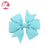 Fashion Baby V-shaped Ribbed Ribbon Bow Hairpin Hair Accessories