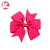 Fashion Baby V-shaped Ribbed Ribbon Bow Hairpin Hair Accessories