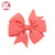 Fashion Baby V-shaped Ribbed Ribbon Bow Hairpin Hair Accessories