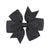 Fashion Baby V-shaped Ribbed Ribbon Bow Hairpin Hair Accessories