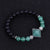 Fashion Ball Stone Beaded Inlay Artificial Crystal Bracelets 1 Piece