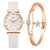 Fashion Belt Quartz Watch Bracelet Set