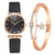 Fashion Belt Quartz Watch Bracelet Set