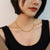 Fashion Blade Chain Clavicle Necklace Titanium Steel Material Non-fading Snake Bone Chain Chain Wholesale