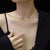 Fashion Blade Chain Clavicle Necklace Titanium Steel Material Non-fading Snake Bone Chain Chain Wholesale