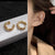 Fashion Bow Knot Copper Inlay Zircon Ear Clips