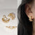 Fashion Bow Knot Copper Inlay Zircon Ear Clips