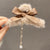 Fashion Bow Knot Plush Handmade Hair Claws 1 Piece