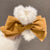 Fashion Bow Knot Plush Handmade Hair Claws 1 Piece