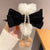 Fashion Bow Knot Plush Handmade Hair Claws 1 Piece