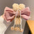 Fashion Bow Knot Plush Handmade Hair Claws 1 Piece