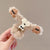 Fashion Bow Knot Plush Handmade Hair Claws 1 Piece