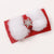 Fashion Bow Knot Snowflake Cloth Pleated Hair Band