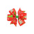 Fashion Bow Knot Snowman Cloth Hair Clip