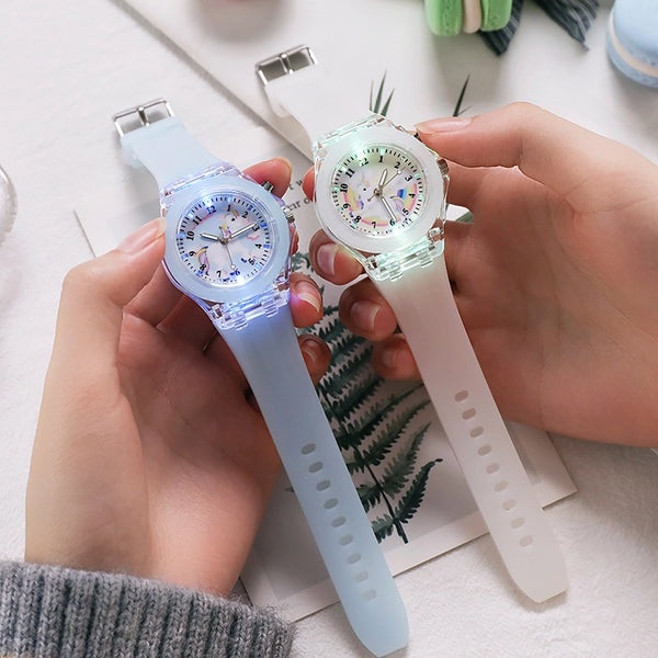 Fashion  Buckle Quartz Kids Watches