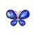 Fashion Butterfly Alloy Plating Unisex Brooches