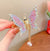 Fashion Butterfly Alloy Stoving Varnish Inlay Artificial Rhinestones Artificial Pearls Hair Clip 1 Piece