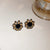 Fashion Butterfly Bow Knot Copper Inlaid Zircon Artificial Pearls Earrings 1 Pair