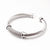 Fashion C Shape Stainless Steel Plating Bangle