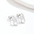 Fashion Cactus Sun Stainless Steel Plating Hollow Out Ear Studs 1 Pair