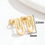 Fashion Cactus Sun Stainless Steel Plating Hollow Out Ear Studs 1 Pair