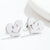 Fashion Cactus Sun Stainless Steel Plating Hollow Out Ear Studs 1 Pair