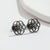 Fashion Cactus Sun Stainless Steel Plating Hollow Out Ear Studs 1 Pair