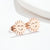 Fashion Cactus Sun Stainless Steel Plating Hollow Out Ear Studs 1 Pair