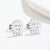 Fashion Cactus Sun Stainless Steel Plating Hollow Out Ear Studs 1 Pair