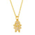 Fashion Cartoon Character 18k Gold Plated Necklace In Bulk