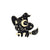 Fashion Cat Alloy Stoving Varnish Brooches