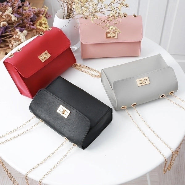 Fashion Chain Shoulder Messenger Small Square Bag Chain Candy Color Shoulder Bag