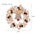 Fashion Christmas Hat Christmas Tree Snowman Alloy Inlay Rhinestones Unisex Brooches