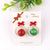 Fashion Christmas Hat Santa Claus Christmas Socks Alloy Beaded Women's Drop Earrings 1 Pair